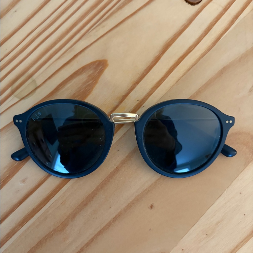 Kapten & Son Maui Black Round Sunglasses